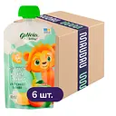Упаковка натурального яблочно-морковно-бананового пюре Galicia Baby 540 г (90 г x 6 шт.)