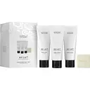 Подарунковий набір Scottish Fine Soaps Au Lait Luxurious Gift Set: Крем для душу 75 мл + Крем для рук 75 мл + Масло для тіла 75 мл + Тверде мило 40 г (63187)