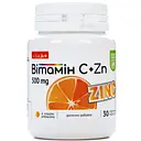 Витамин С+цинк Baum Pharm апельсин 30 таблеток