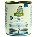 Вологий корм для дорослих собак Isegrim Adult Trout Форель з пастернаком, журавлиною і травами 800 г