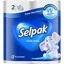 Кухонные полотенца Selpak трьохслойные 2 рулона
