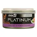 Вологий корм для котів АнімАлл Платінум паштет з качки 70 г