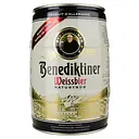 Пиво Benediktiner Weissbier, пшеничне, світле, нефільтроване, 5,4%, 5 л