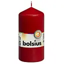 Свічка Bolsius стовпчик 12 х 6 см червона (390141)