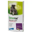 Пігулки від глистів для собак Elanco (Bayer) Drontal Plus зі смаком м'яса 6 шт.