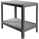 Этажерка Violet House Olympic 2-х ярусная серая (6032 Olympic 2 пол. GREY 27*42*39 см)