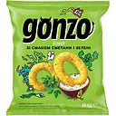 Кукурудзяні кільця Gonzo зі смаком сметани та зелені 40 г