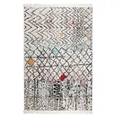 Килим IzziHome Albeni Beyaz Alb3 двосторонній 80 x 150 см білий (201ABBZA33181)