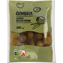 Оливки Повна Чаша зеленые без косточки 180 г (702561)