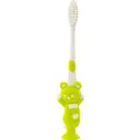 Зубна щітка Baby Team з присоскою салатова (7202_медвежонок)