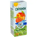 Сок Світанок яблоко-персик с мякотью 200 мл