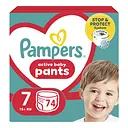 Набор подгузники-трусики Pampers Active Baby Pants Размер 7 (15+ кг) 74 шт. 