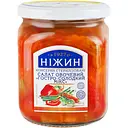 Салат овощной Ніжин Остро-сладкий микс 460 г