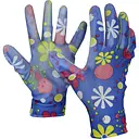 Перчатки для садовых работ Werk WE2158 с полиуретановым покрытием синие размер 9