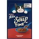 Влажный корм для кошек Felix Soup с говядиной 48 г