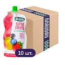 Упаковка смузі Jaffa Super Fruits Pouch Яблуко-чорниця-аронія-малина 1.2 кг (120 г х 10 шт.)