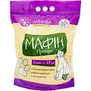 Бентонитовый наполнитель для кошачьего туалета Мафин Премиум с ароматом лаванды 4 кг