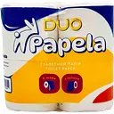 Туалетная бумага Papela Duo 120 отрывов 4 рулона