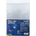 Картон кольоровий Kite з гліттером А4 8 аркушів 8 кольорів (K22-422)