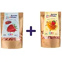 Набор: Неглазированные палочки Детские вкусности Клубника и финик 25 г + Палочки неглазированные Детские вкусности Манго и малина 25 г