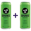 Напій слабоалкогольний Shake Cocktails Mojito 7% з/б 0.5 л х 2 шт.