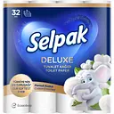 Туалетная бумага Selpak Deluxe трехслойная белая 32 рулона