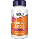 Вітаміни Now Foods Mega D-3 MK-7 120 капсул