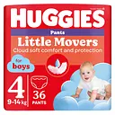 Підгузки-трусики для хлопчиків Huggies Little Movers Pants 4 (9-14 кг) 36 шт.