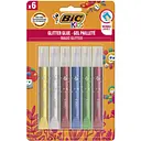 Набор клей-карандашей BIC Kids Glitter Glue Metallic 6 шт. (893269)
