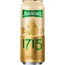 Пиво Львовское 1715 светлое 4.5% ж/б 0.48 л (320363)