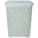 Корзина для белья Diomedea с крышкой светло-фисташковая 505 x 385 x 285 мм 35 л (К1-374)