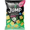 Снек вафлі кукурудзяні Jump зі смаком сметана з зеленню 50 г