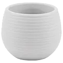 Горщик для квітів Serinova Colorful, 1.3 л, біло-сірий (ES05-KirliBeyaz)