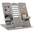 Подставка для книг Yes Minecraft с дополнительными фиксаторами металл серая (470516)