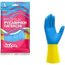Рукавички латексні Добра господарочка Надміць L