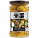 Оливки Terra Creta зелені з червоним перцем 315 мл