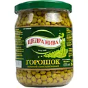 Горошек зеленый Щедра Нива Премиум консервированный из мозговых сортов 460 г