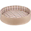Лежак для животных BronzeDog Comfort круглый M 50х12 см бежевый