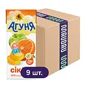 Упаковка соку Агуня Мультифрукт з м'якоттю 1.8 л (0.2 л x 9 шт.)