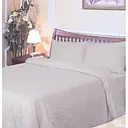 Пододеяльник Ярослав 200 x 215 см сатин страйп серый