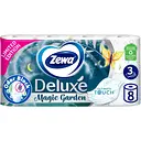 Туалетная бумага Zewa Deluxe Лимитированная коллекция Белый 3 слоя 8 рулонов