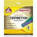 Салфетки вискозные Помічниця Supreme 38 x 38 см 3 шт