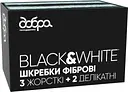Шкребок фібровий Добра Господарочка Black&White 9х13 см 5 шт.