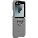 Оригинальный силиконовый чехол с кольцом Silicone Cover with Ring для Samsung Galaxy Z Flip6/Flip 7 FE/ Flip5 Gray EF-PF741TJEGUA SM-F741/SM-F761/SM-F731