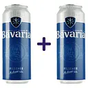 Пиво Bavaria світле 5%, з/б 0.5 л х 2 шт.