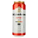 Пиво Belgian Krone Lager, світле, фільтроване, 5,4%, з/б, 0,5 л