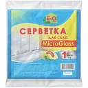 Серветка EKO+ Мікрофібра для скла 30х30 см 1 шт.