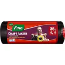 Пакети для сміття Fino міцні з затяжками 35 л 15 шт.