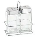 Набор для специй Viva Basic соль + перец на металлической подставке (9907B/3)