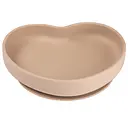 Тарілка Canpol babies Серце, силіконова, бежева (80/309_bei)